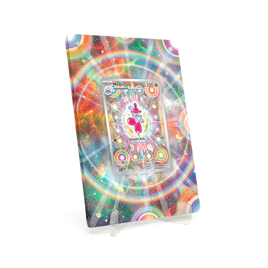 Extended Artwork Display Case Frame suitable for Pokémon Medicham Ascended Heroes (ASC) #241