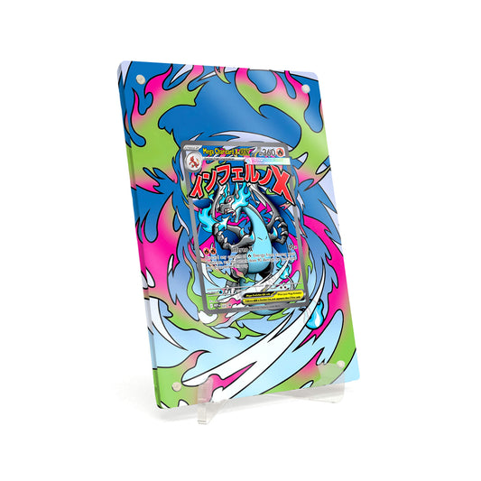 Extended Artwork Display Case Rahmen passend für Pokemon Mega Charizard X ex Mega Evolution Promos (MEP) #023