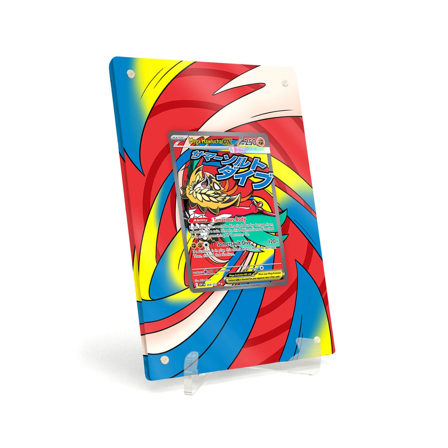 Extended Artwork Display Case Rahmen passend für Pokemon Mega Hawlucha ex Ascended Heroes ASC 268