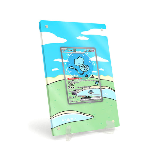 Extended Artwork Display Case Frame suitable for Pokemon Mew ex Paldean Fates PAF 232