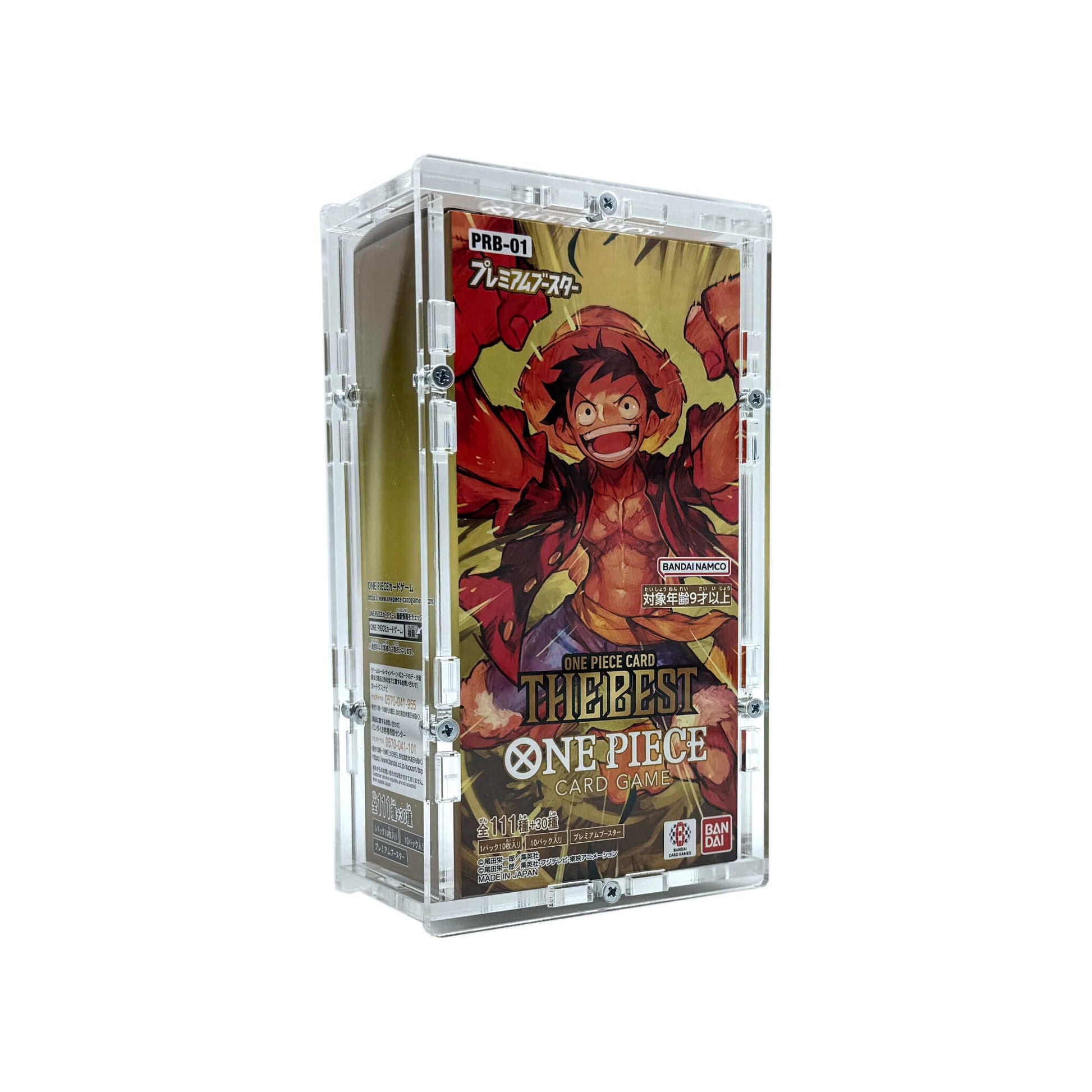 Acrylic Case suitable for One Piece Display Booster Box Japanese - PRB-01 TCG-Cases.de Acrylic Case suitable for One Piece Display Booster Box Japanese - PRB-01 TCG-Cases.de