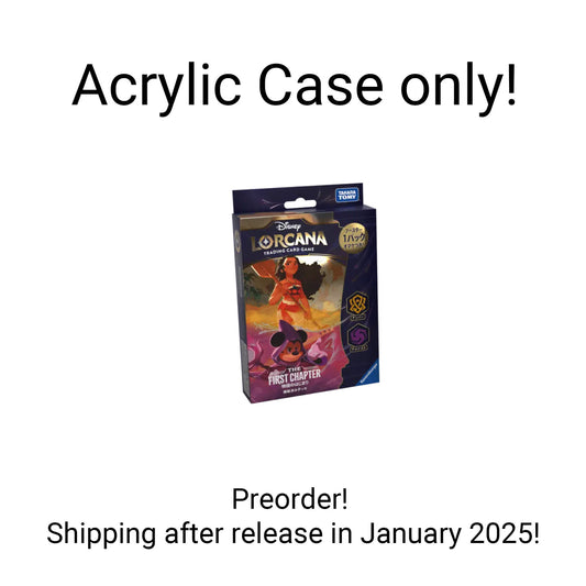 PREORDER! Acrylic Case suitable for Disney Lorcana Starter Theme Deck Japanese First Chapter