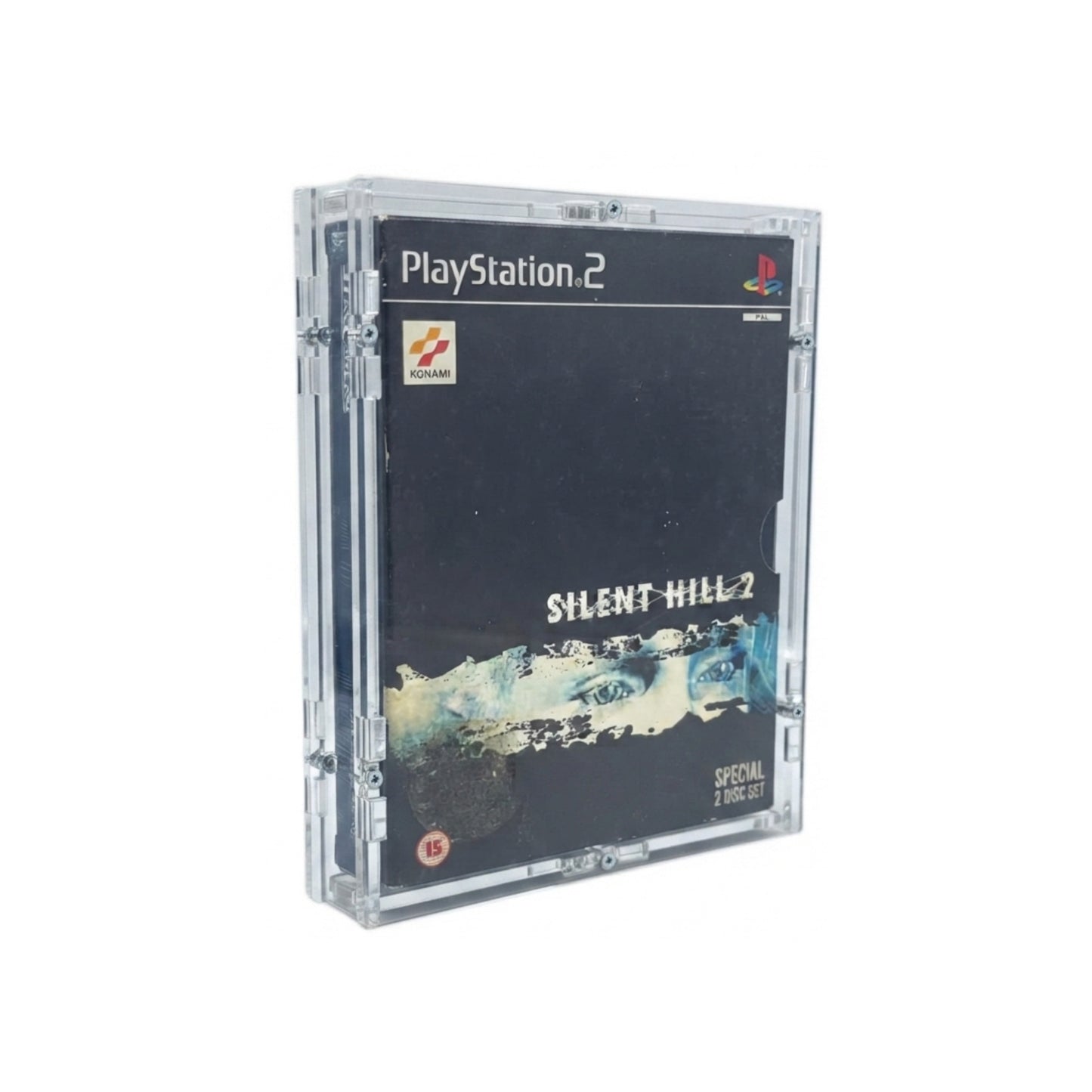 Acryl Case passend für PlayStation 2 PS2 Spiel Special 2 Disc Set