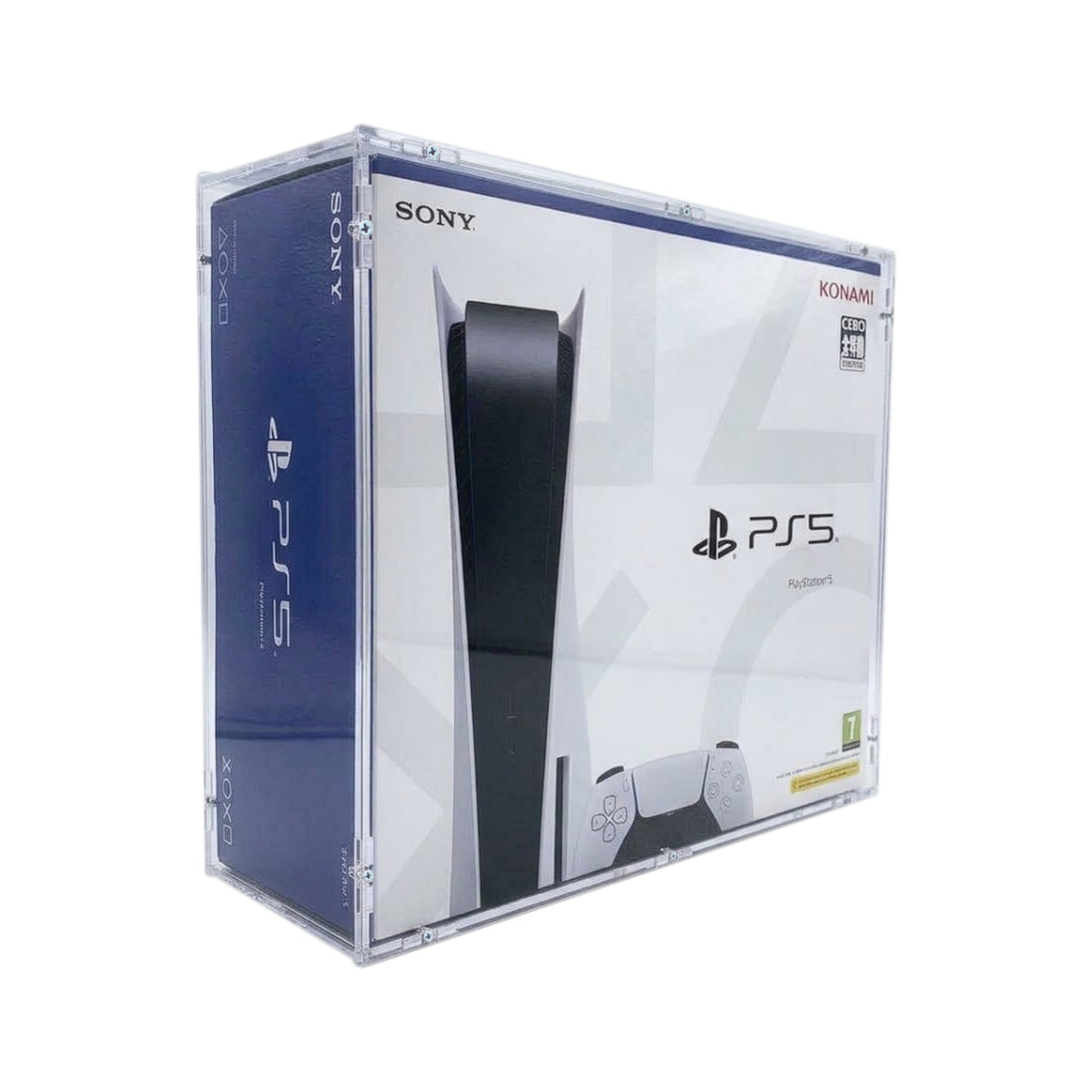Acryl Case passend für Sony PlayStation 5 Original Disc Konsole OVP