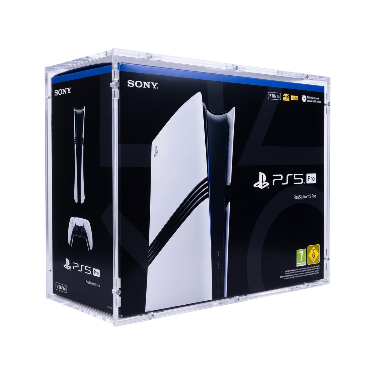 Acryl Case passend für Sony PlayStation 5 PS5 Pro Konsole