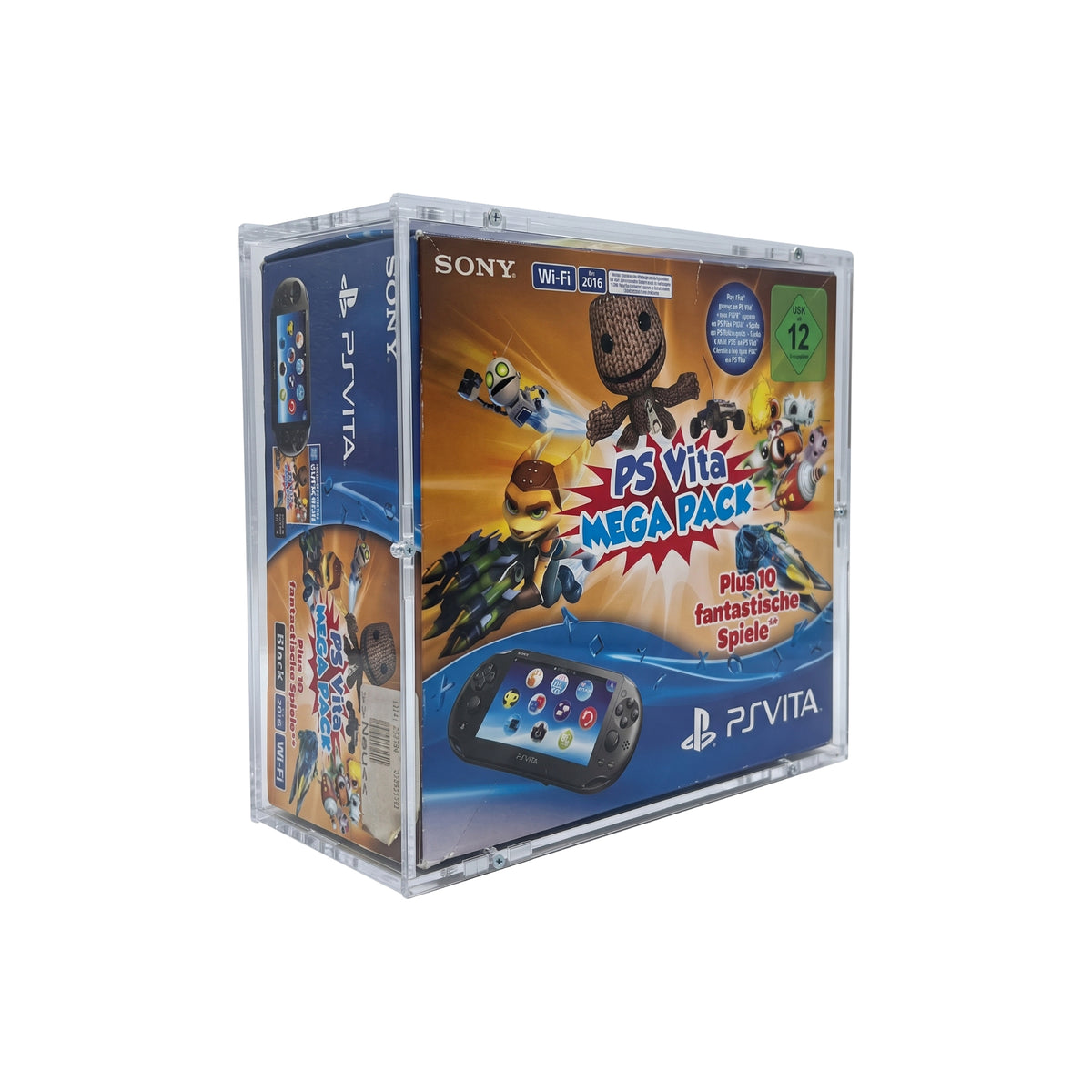 Acrylic Case Compatible with Sony PlayStation PS Vita Mega Pack Console