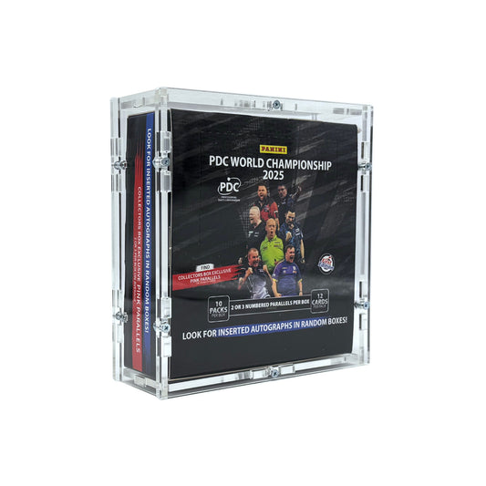 Acrylic case suitable for Panini PDC Darts World Championship box