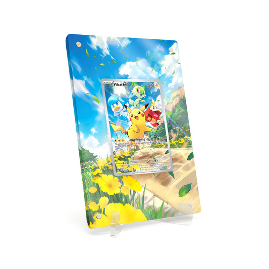 Extended Artwork Display Case Rahmen passend für Pokemon Pikachu Scarlet & Violet Promos (SVP) #027