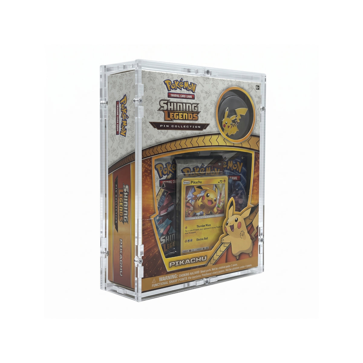 Acryl Case passend für Pokemon Shining Legends Pin Collection
