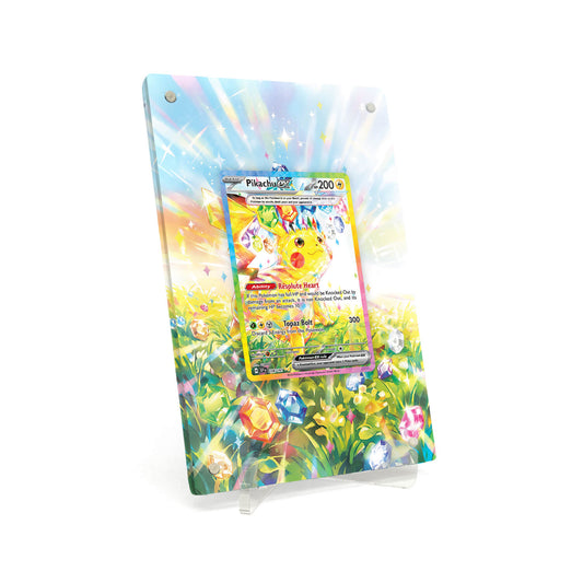 Extended Artwork Display Case Rahmen passend für Pokemon Pikachu ex Surging Sparks SSP #238