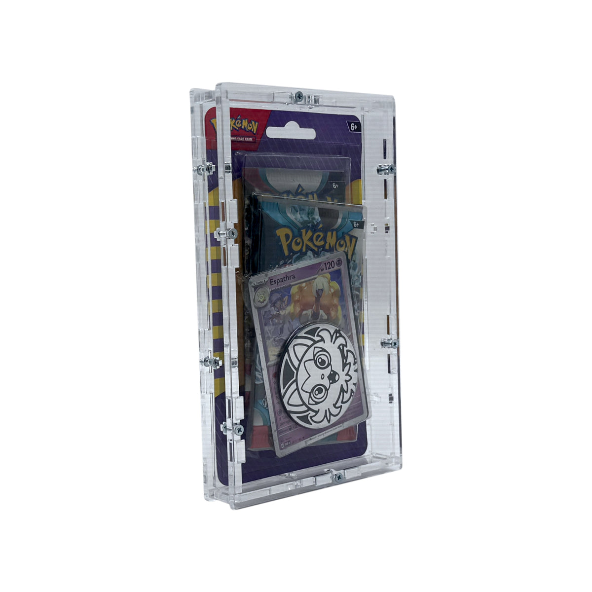 Acryl Case passend für Pokemon 2-Pack Blister mit Coin (kleine Version)