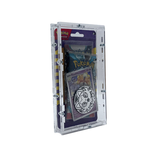 Acrylic case suitable for Pokémon 2-pack blister with coin (small version)