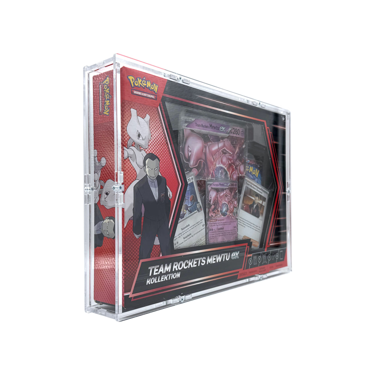 Acryl Case passend für Pokemon Team Rockets Mewtwo ex Kollektion
