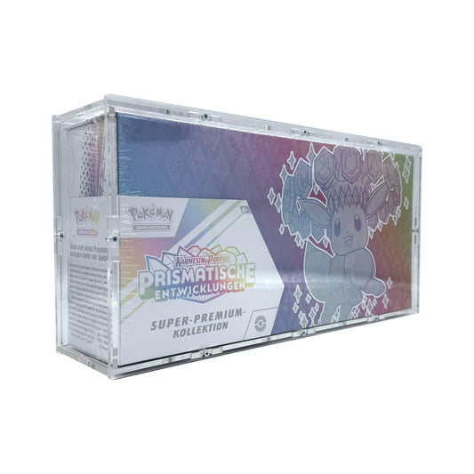 Acrylic Case suitable for Pokemon Super Premium Collection Prismatic Evolutions 8.5 UPC SPC