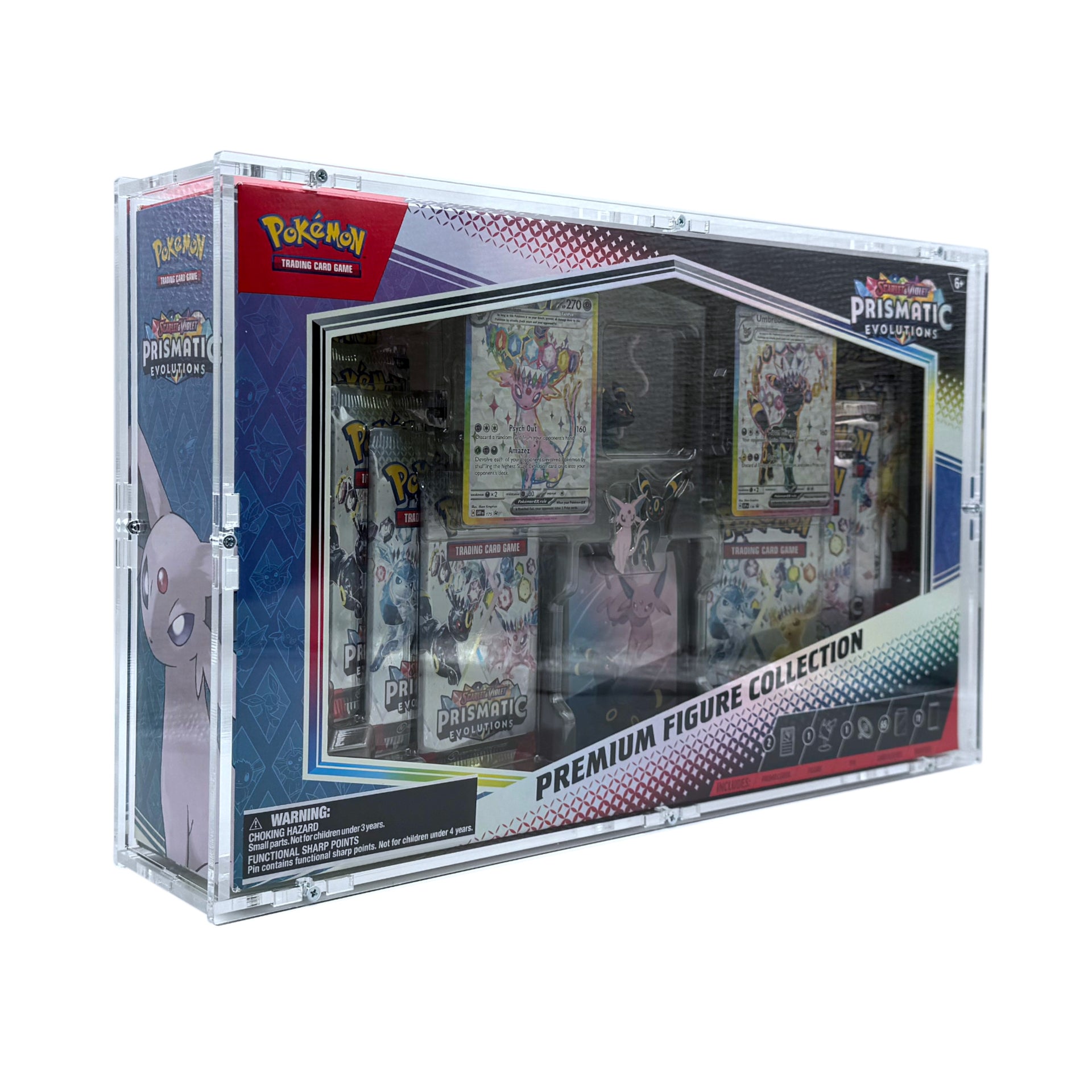 pokemon trading card game: prismatic evolutions premium figure collection Acrylic Case Pokemon Premium Figure Collection Prismatic Evolutions – TCG -Cases.de