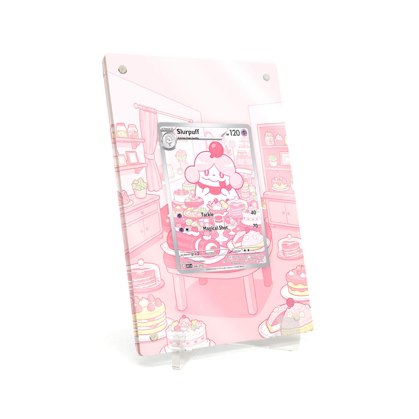 Extended Artwork Display Case Rahmen passend für Pokemon Slurpuff Ascended Heroes (ASC) #236
