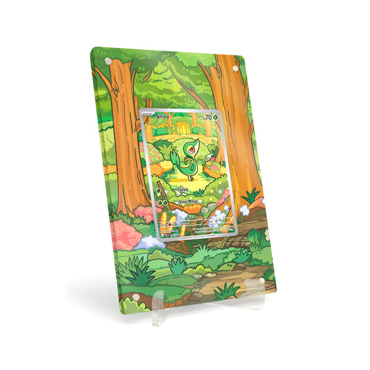 Extended Artwork Display Case Rahmen passend für Pokemon Snivy Black Bolt BLK 087