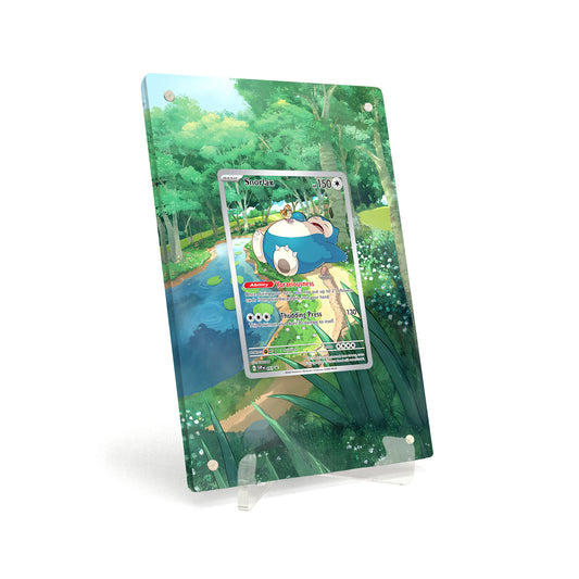 Extended Artwork Display Case Rahmen passend für Pokemon Snorlax Scarlet Violet Promos SVP 051