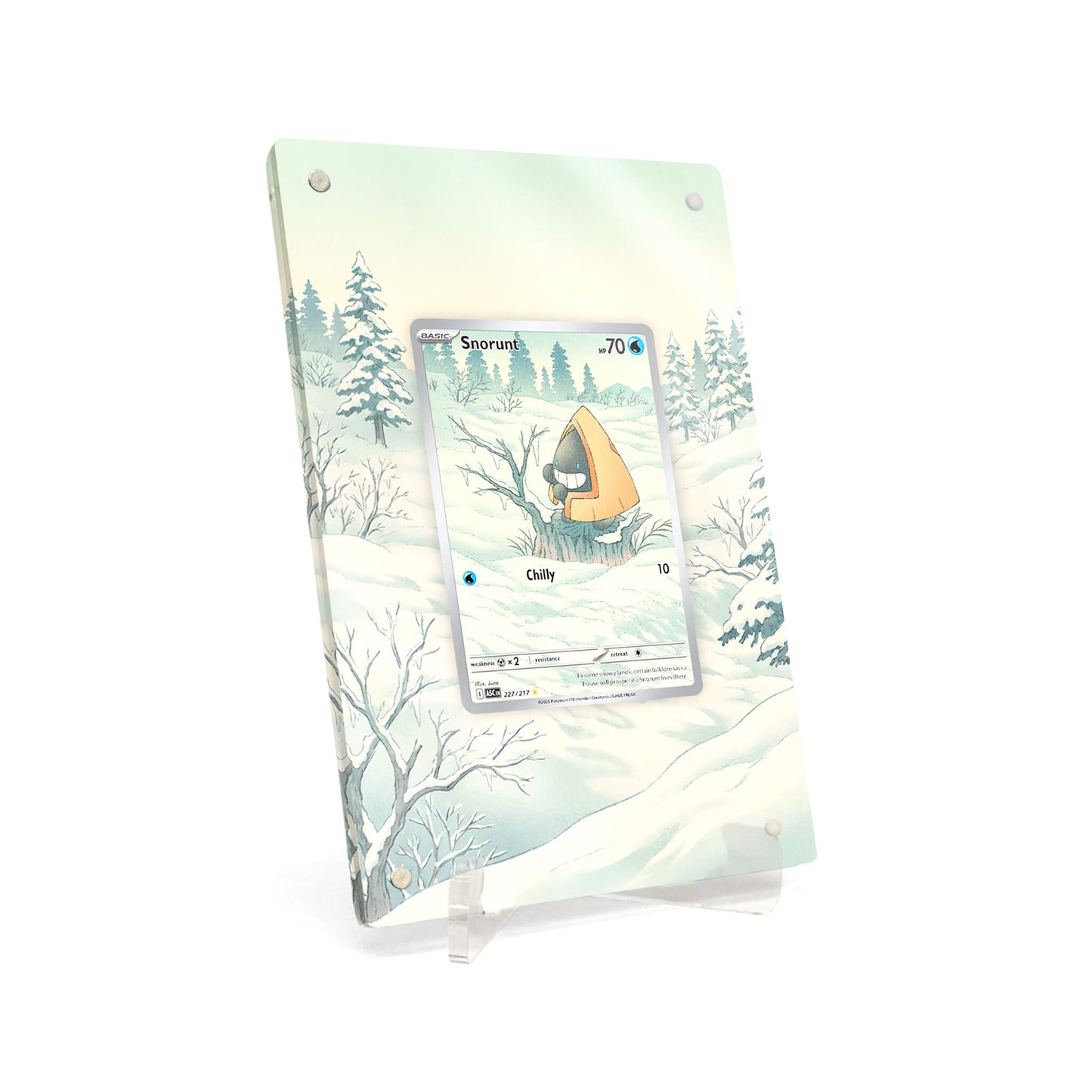 Extended Artwork Display Case Rahmen passend für Pokemon Snorunt Ascended Heroes (ASC) #227