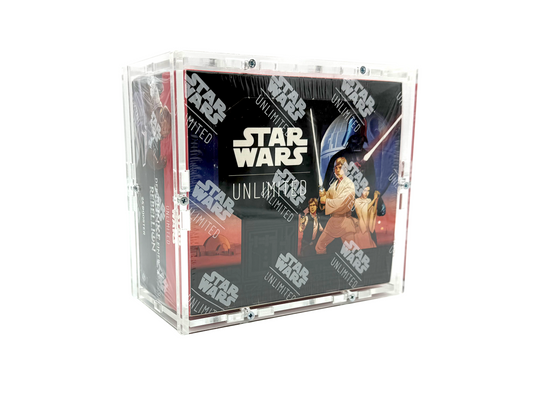 Acrylic Case for Star Wars: Unlimited - Spark of Rebellion Booster Box Display