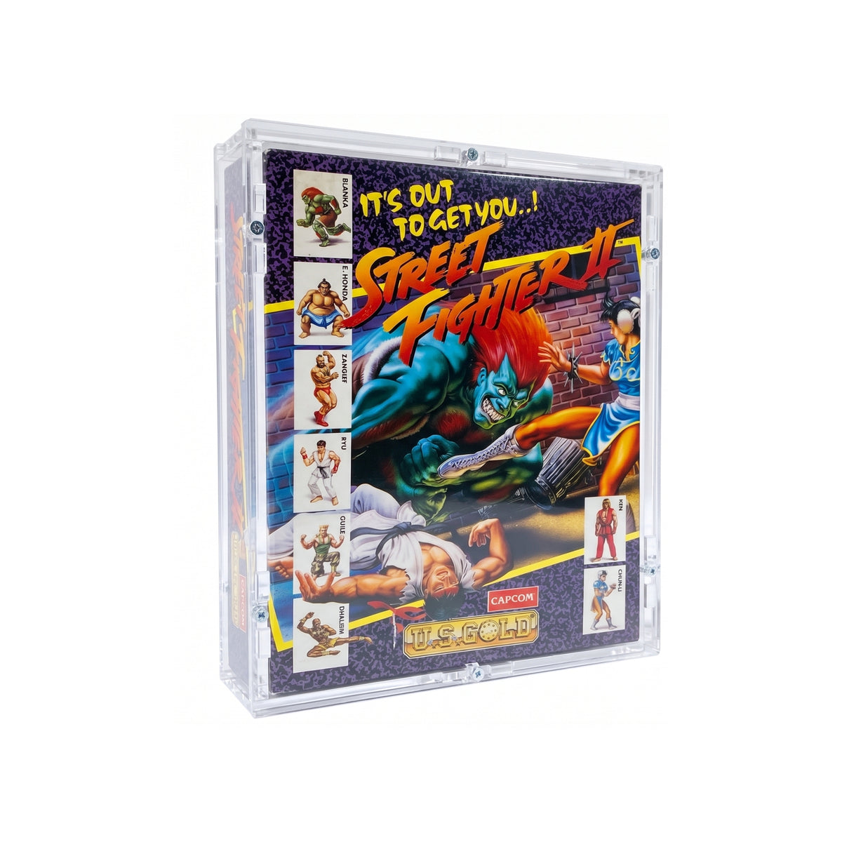 Acryl Case passend für Street Fighter 2 II PC Big Box