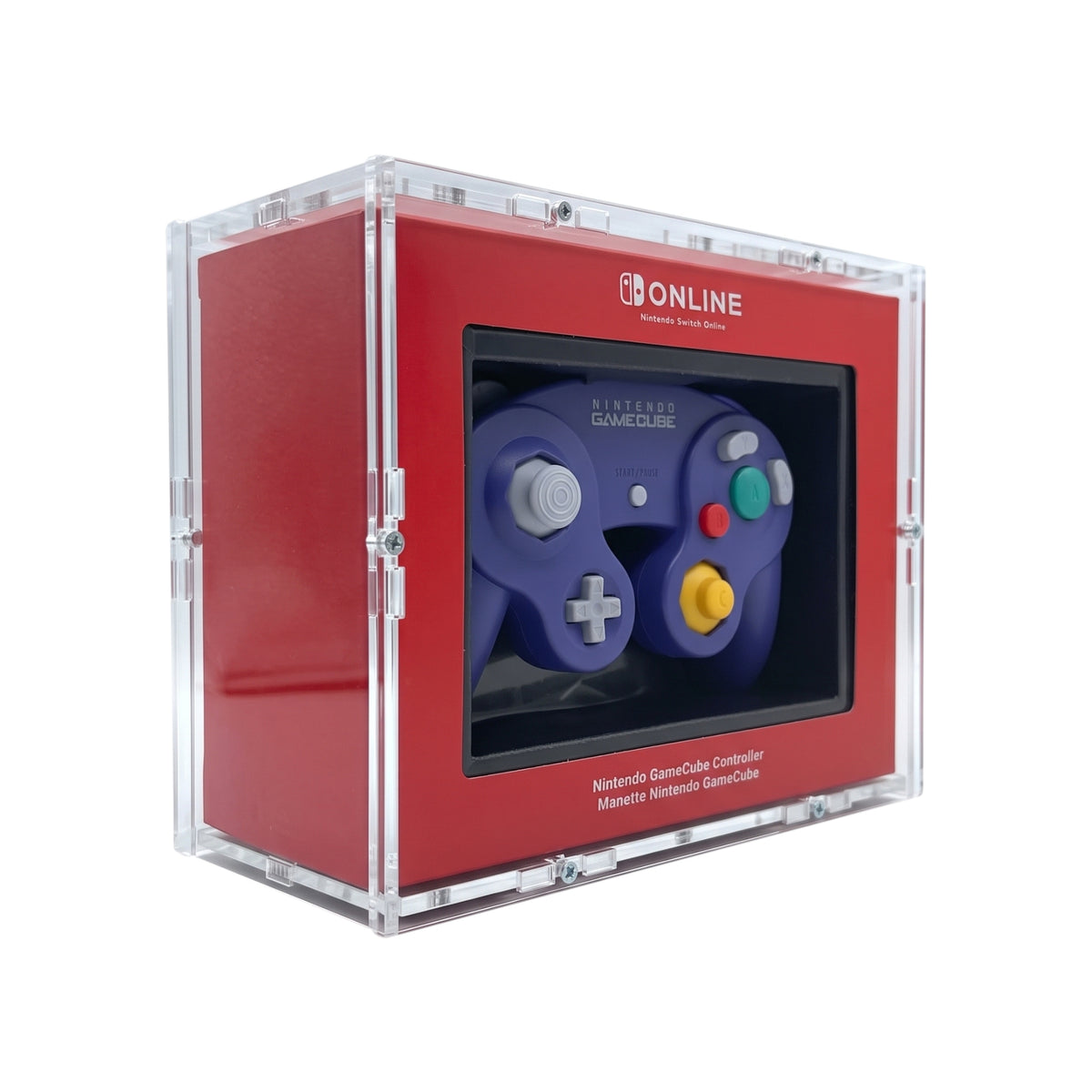 Acrylic case suitable for Nintendo Switch GameCube controller in original packaging