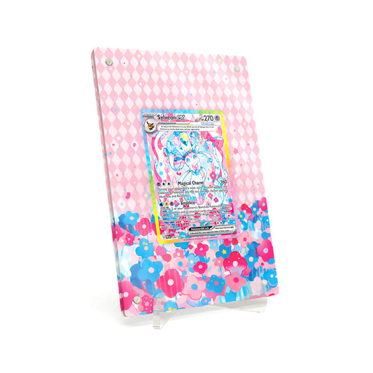 Extended Artwork Display Case Rahmen passend für Pokemon Sylveon ex Prismatic Evolutions (PRE) #156