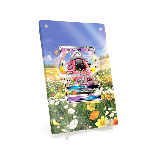 Extended Artwork Display Case Rahmen passend für Pokemon Tapu Lele-GX Celebrations (CEL) #60