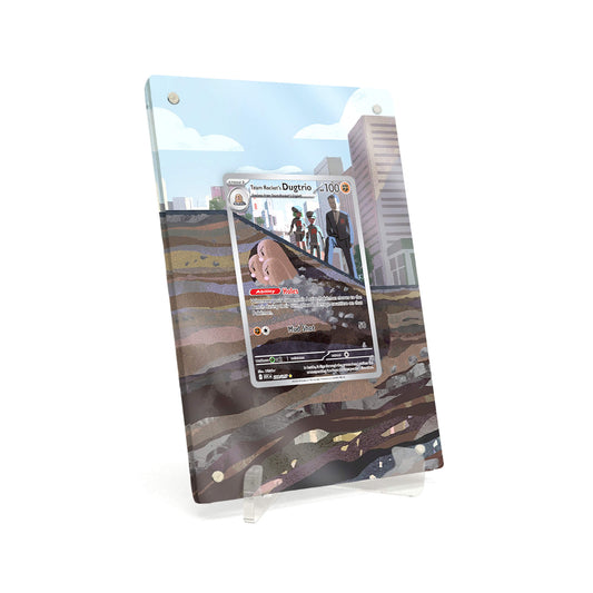 Extended Artwork Display Case Rahmen passend für Pokemon Team Rocket’s Dugtrio Ascended Heroes (ASC) #239