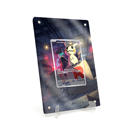 Extended Artwork Display Case Rahmen passend für Pokemon Team Rocket’s Mimikyu Ascended Heroes (ASC) #238