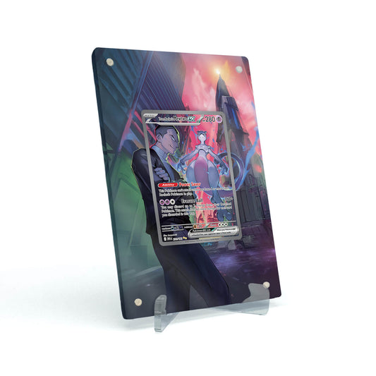 Extended Artwork Display Case Rahmen passend für Pokemon Team Rockets Mewtwo ex Destined Rivals DRI 231