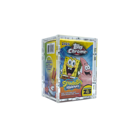 Acrylic Case suitable for Topps Chrome Spongebob 25th Anniversary Value Box