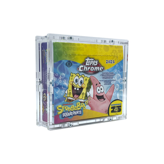 Acrylic Case suitable for Topps Chrome SpongeBob 25th Anniversary Hobby Box