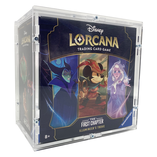 Acrylic case for Disney Lorcana Illumineer's Trove First Chapter and Rise of the Floodborn 