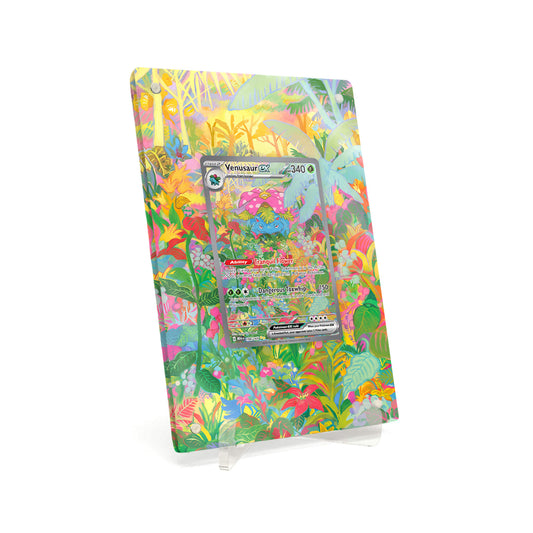 Extended Artwork Display Case Rahmen passend für Pokemon Venusaur ex 151 (MEW) #198