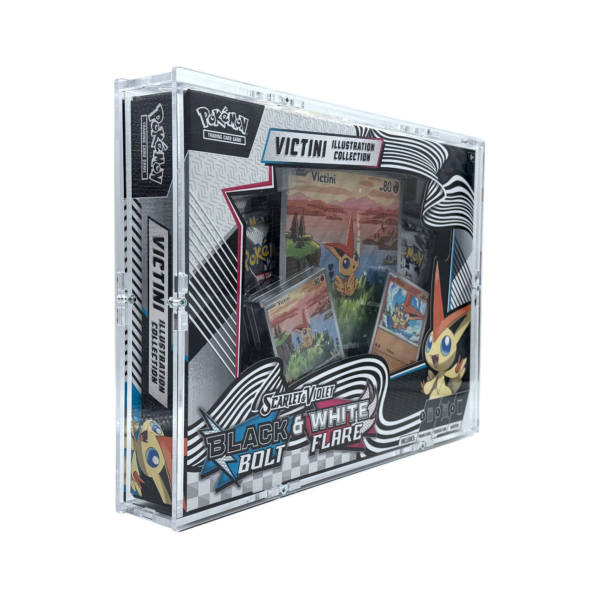 Acrylic Case Pokemon Victini Illustration Collection – TCG-Cases.de
