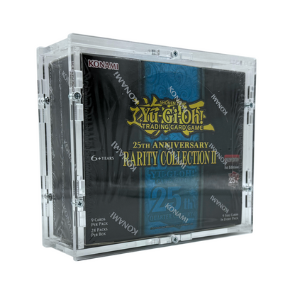 yugioh card display box crate display Acrylic Case suitable for Yugioh 25th Anniversary Rarity Collection II Display Booster Box – TCG-Cases.de