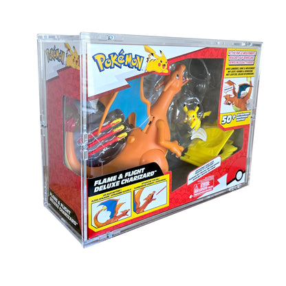 Acrylic case suitable for Pokemon FLAME & FLIGHT DELUXE CHARIZARD Box
