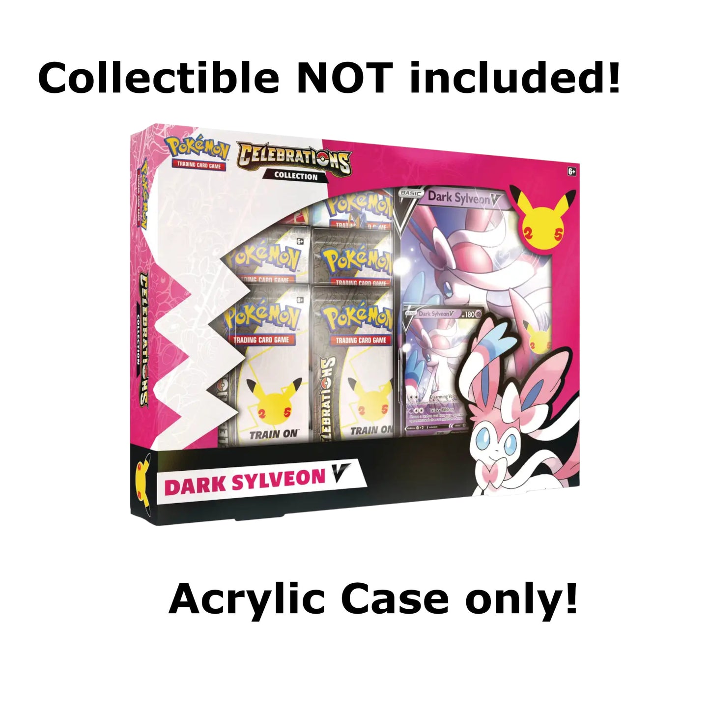Acryl Case passend für Pokemon Dark Sylveon Celebrations V Box Set