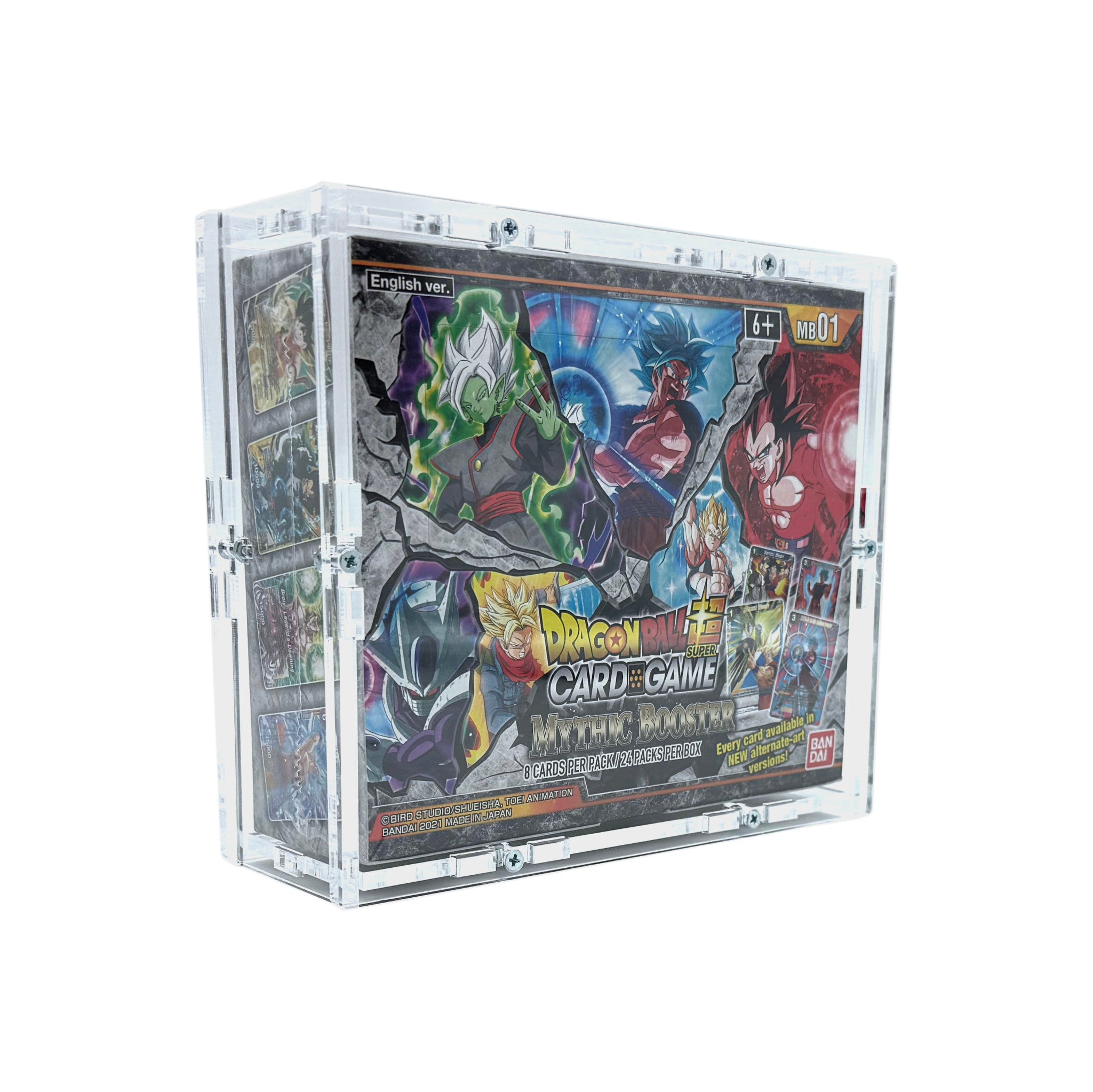 5x Acrylic Dragon Ball Super Booster Box Display Lot sale