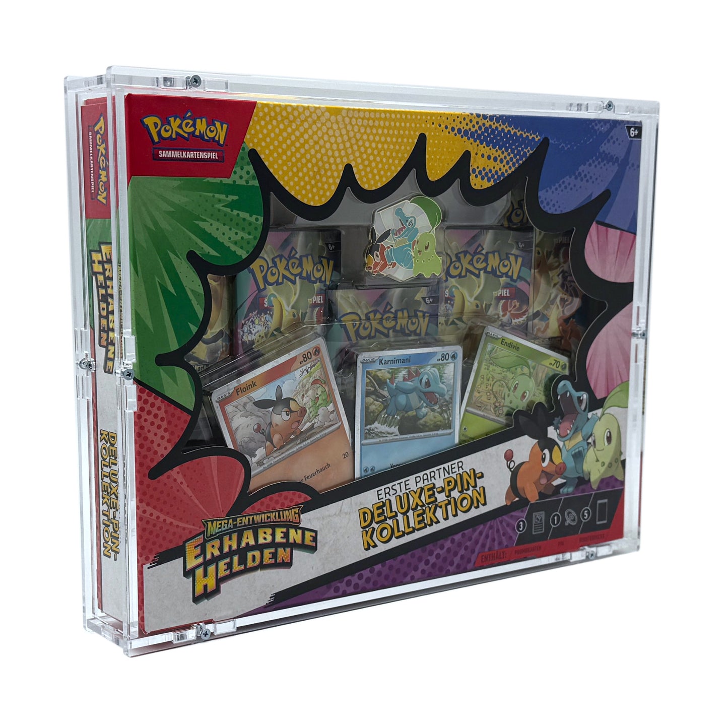 Acryl Case passend für Pokemon First Partner Deluxe Pin Collection Ascended Heroes