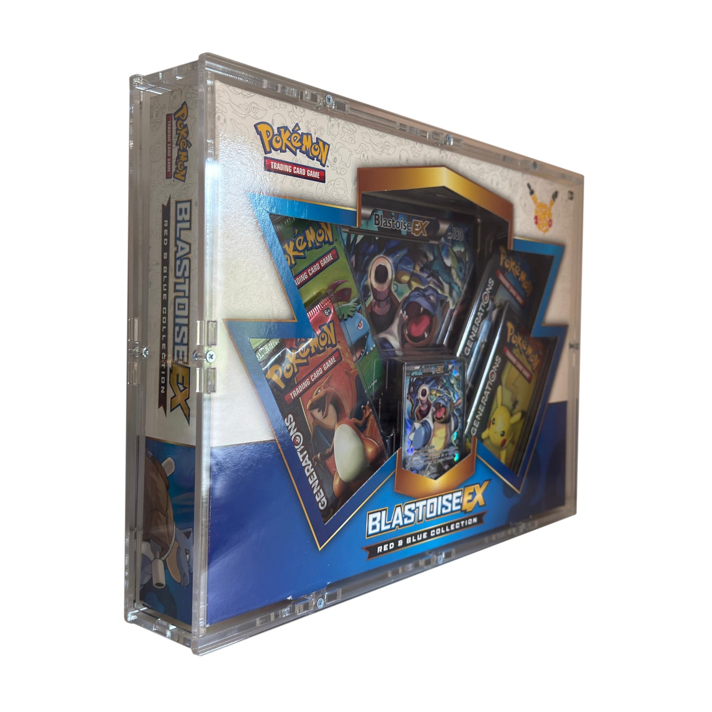 Acrylic case suitable for Pokémon Generations Red and Blue EX Collection