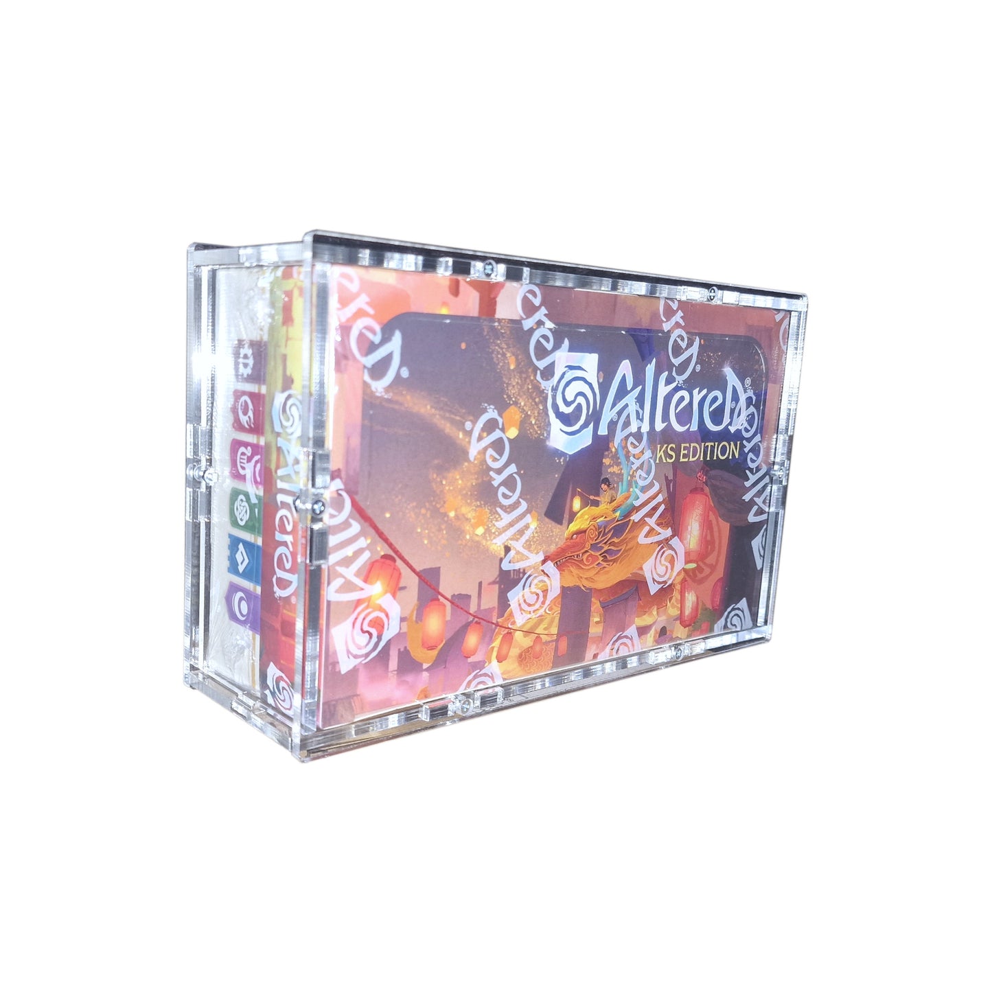 altered booster box kickstarter PREORDER: Acrylic Case Altered: Beyond the Gates Kickstarter Display – TCG-Cases.de