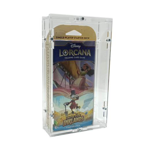 Acrylic Case for Disney Lorcana Starter Deck First Chapter, Rise of the Floodborn and Into the Inklands