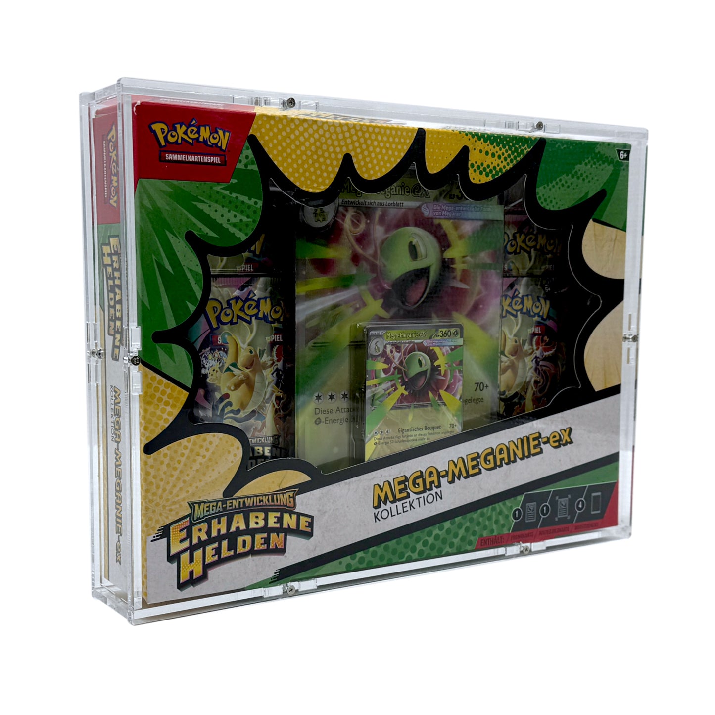 Acryl Case passend für Pokemon Mega ex Kollektion Meganie Flambirex Impergator