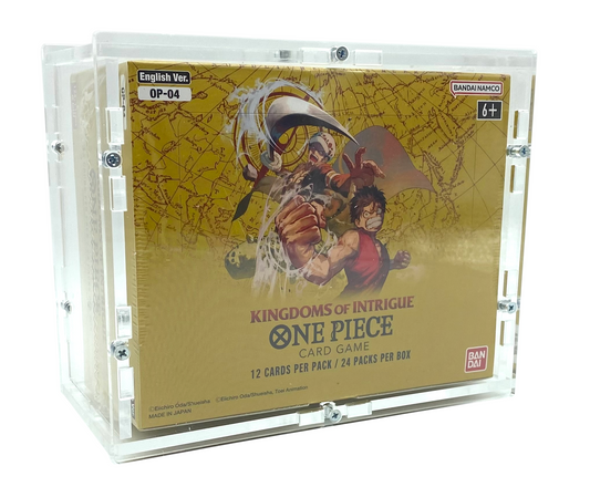 Acryl Case für One Piece Display (Booster Box) englisch OP-04 Kingdom of Intrigue