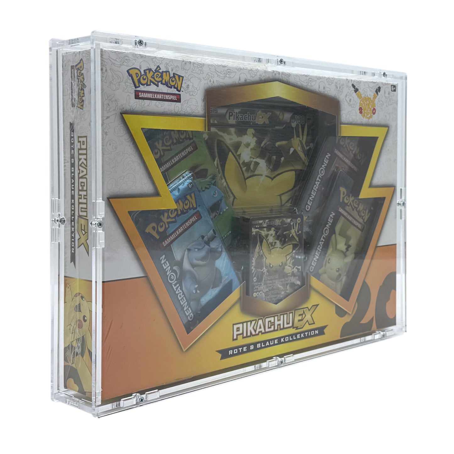 Acrylic case suitable for Pokémon Generations Red and Blue EX Collection