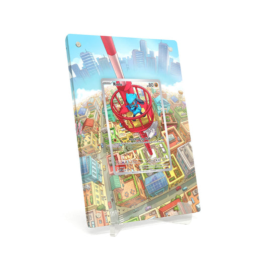 Extended Artwork Display Case Rahmen passend für Pokemon Riolu Mega Evolution Promos #010