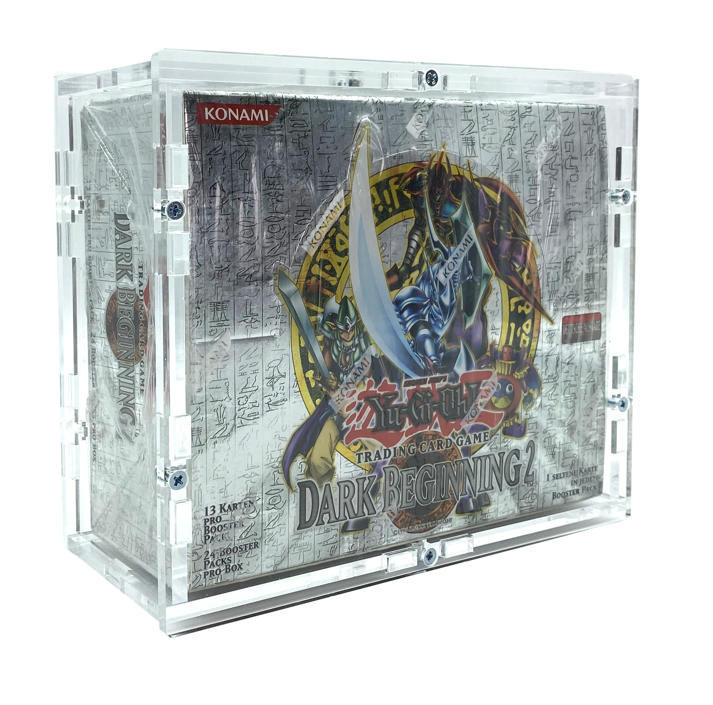 Acrylic case suitable for Yu-Gi-Oh! Yugioh Display 24 Boosters a 13 Cards Booster Box