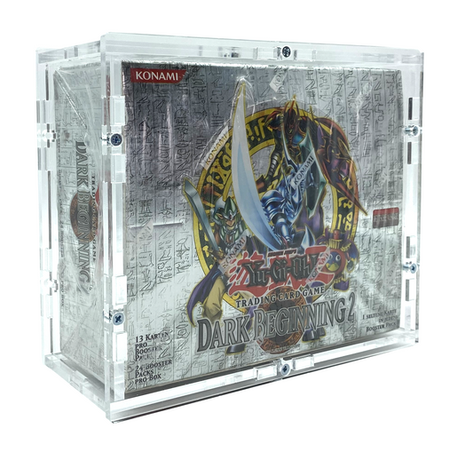 Acrylic Case for Yu-Gi-Oh! Yugioh Display 24 Boosters a 13 Cards (Booster Box)